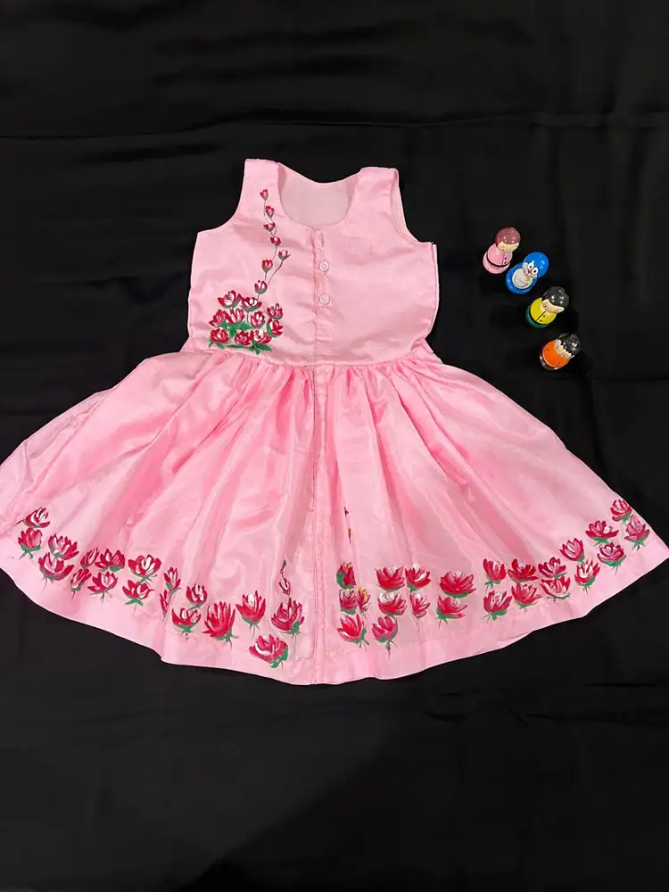 Baby Pink Toddler Frock Value